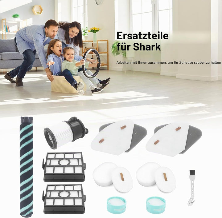Zubehörset für Shark Staubsauger der Modelle IP3251EUT, IP3251, IP3251C, IP3252, IP3124 (einschliess