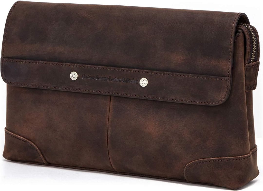 Contacts Herren Echtes Leder Ausweis Handyhalter Reissverschluss Coin Key Clutch Geldbörse Handtasch