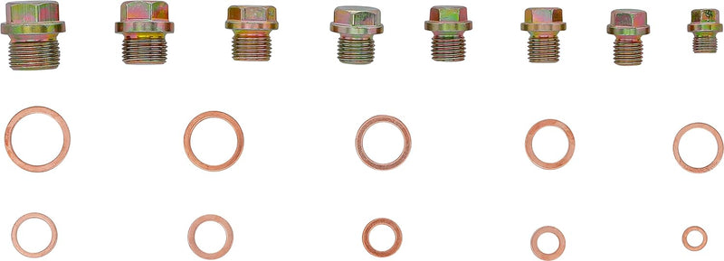 BGS 8118 | Ölwannenschrauben- und Kupfer-Dichtring-Sortiment | 534-tlg.