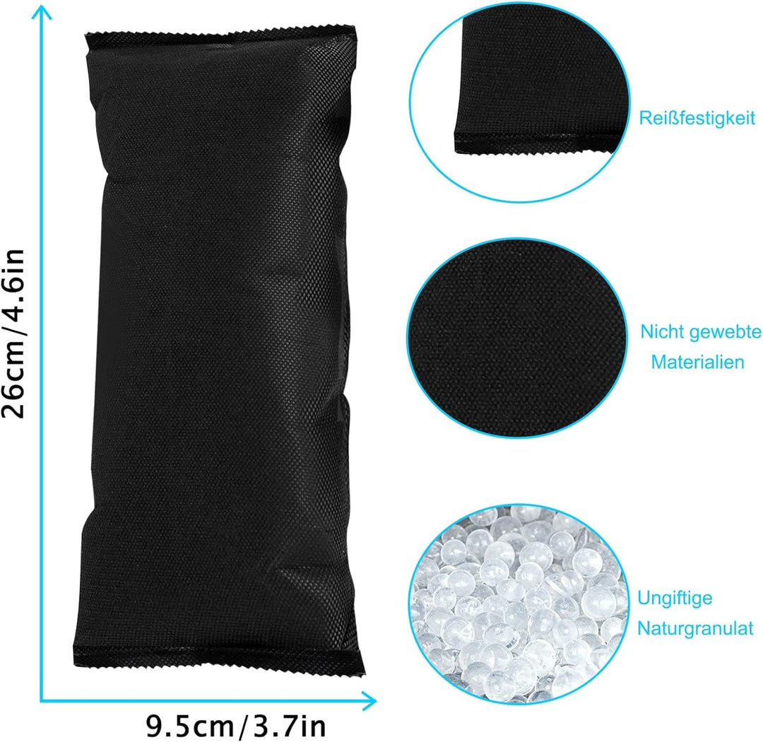 OMECO Entfeuchter Auto Kissen 2000g Wiederverwendung Silica Gel Luftentfeuchter Granulat Pack,Gegen