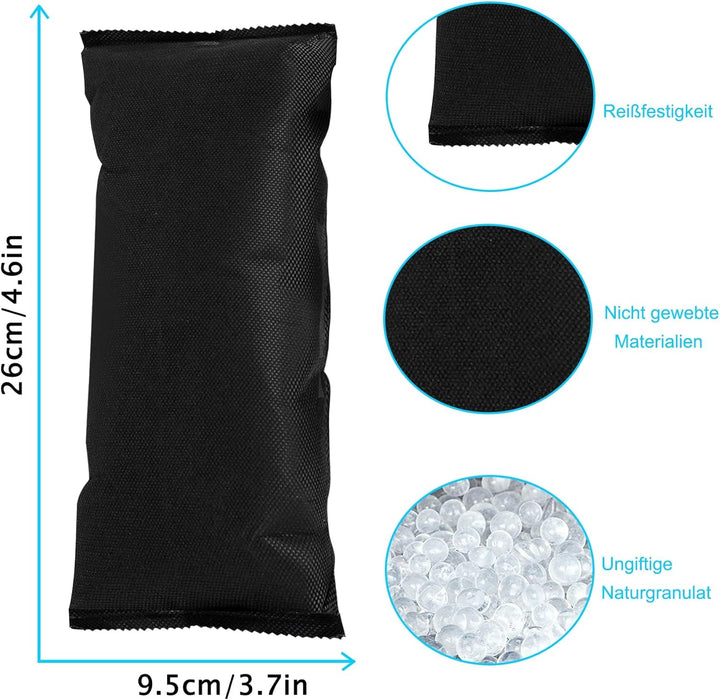 OMECO Entfeuchter Auto Kissen 2000g Wiederverwendung Silica Gel Luftentfeuchter Granulat Pack,Gegen