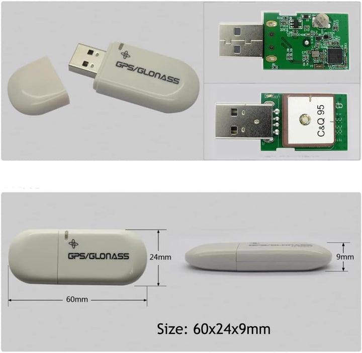 Geekstory Vk-172 Gmouse USB GPS Glonass Dongle Modul für Linux Window Raspberry Pi, VK-172