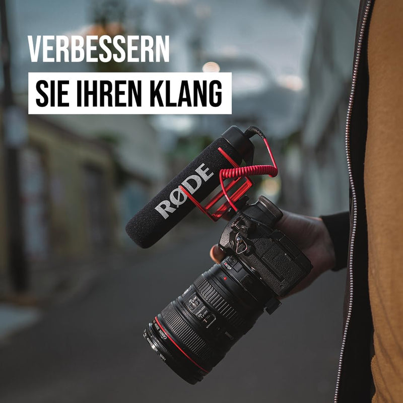 RØDE VideoMic GO Leichtes Richtrohrmikrofon für die Kamera, für die Erstellung von Filmen, die Erste