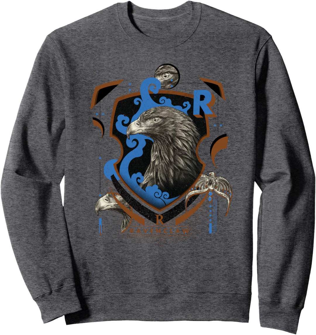 Harry Potter Ravenclaw Shield Realistic Eagle Sweatshirt
