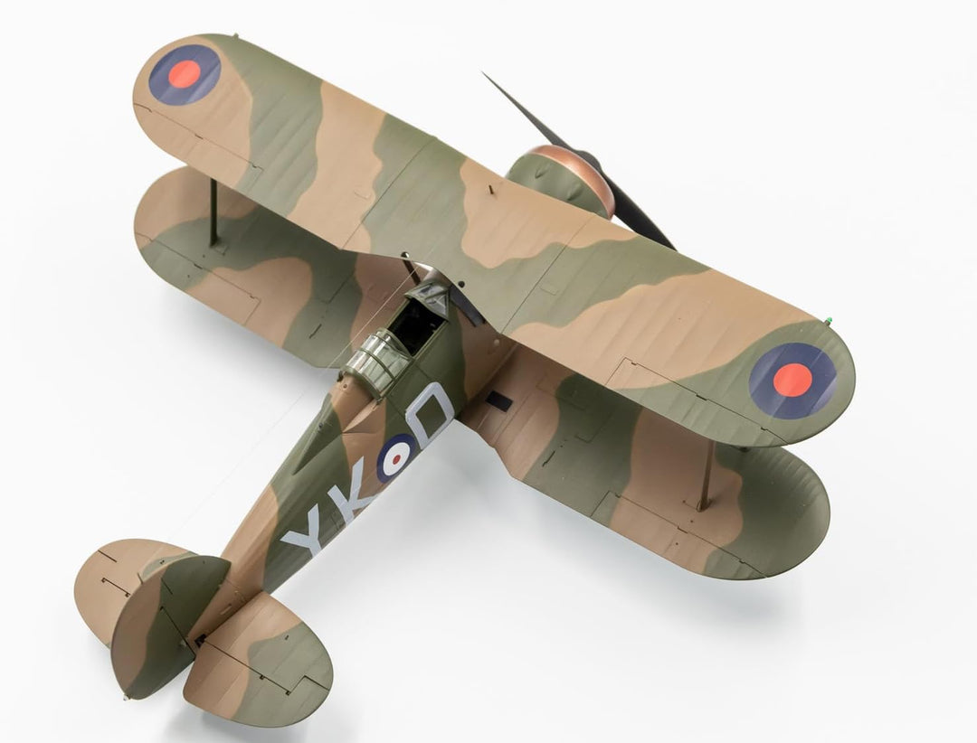 ICM Baby Boys ICM32040 1:32-Gloster Gladiator Mk.I, WWII British Fighter Plastikmodellbausatz, Schwa
