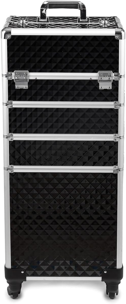 Kosmetikkoffer Schminkkoffer Beauty Make-up Case Multikoffer professioneller Make-up Rollkoffer Orga