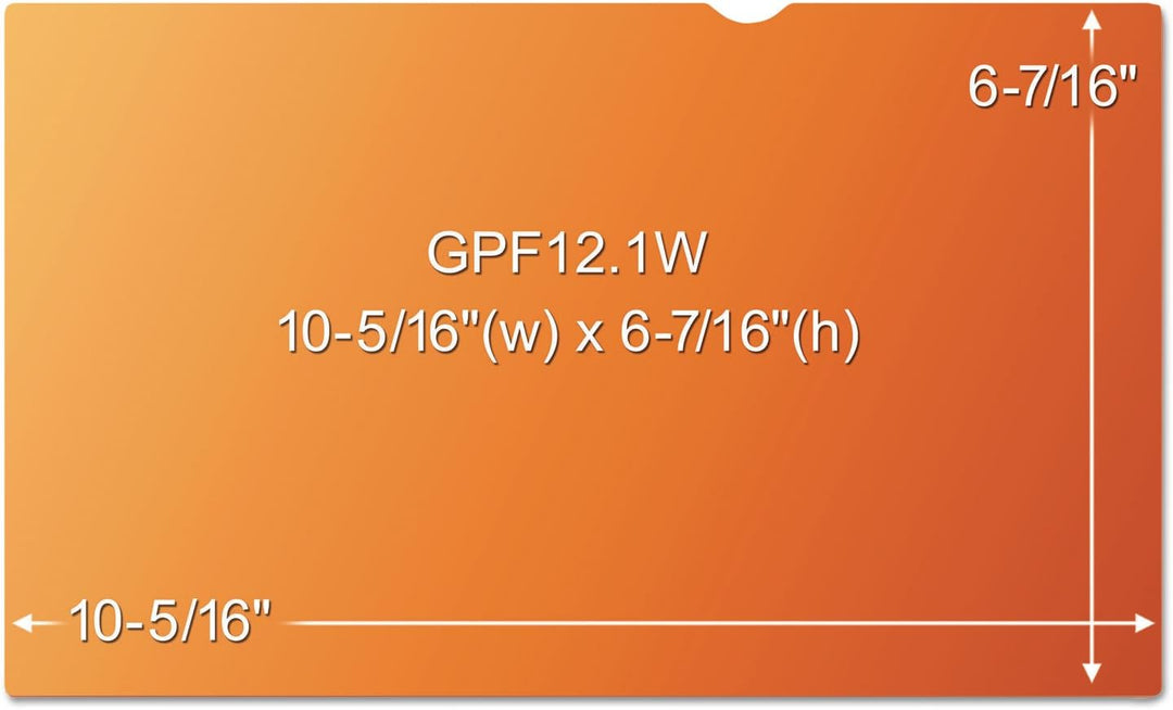 3M GPF12.1W Blickschutzfilter Gold für Laptop 30,7 cm Weit (entspricht 12.1"W) 16:10, 30,7 cm