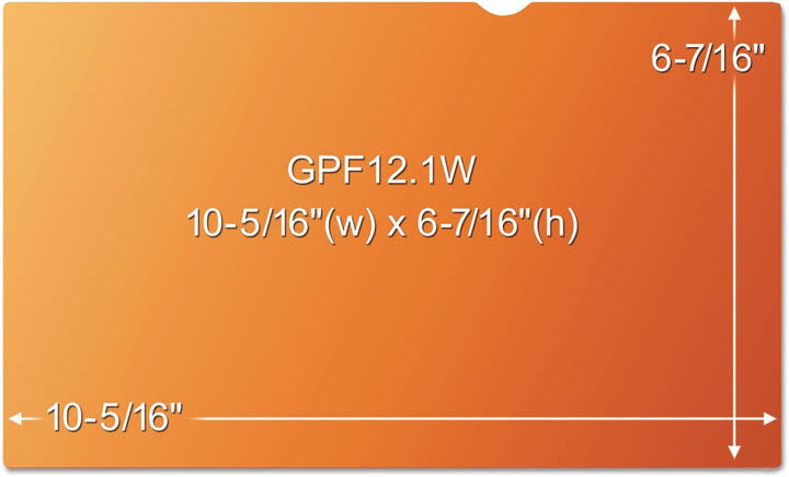 3M GPF12.1W Blickschutzfilter Gold für Laptop 30,7 cm Weit (entspricht 12.1"W) 16:10, 30,7 cm