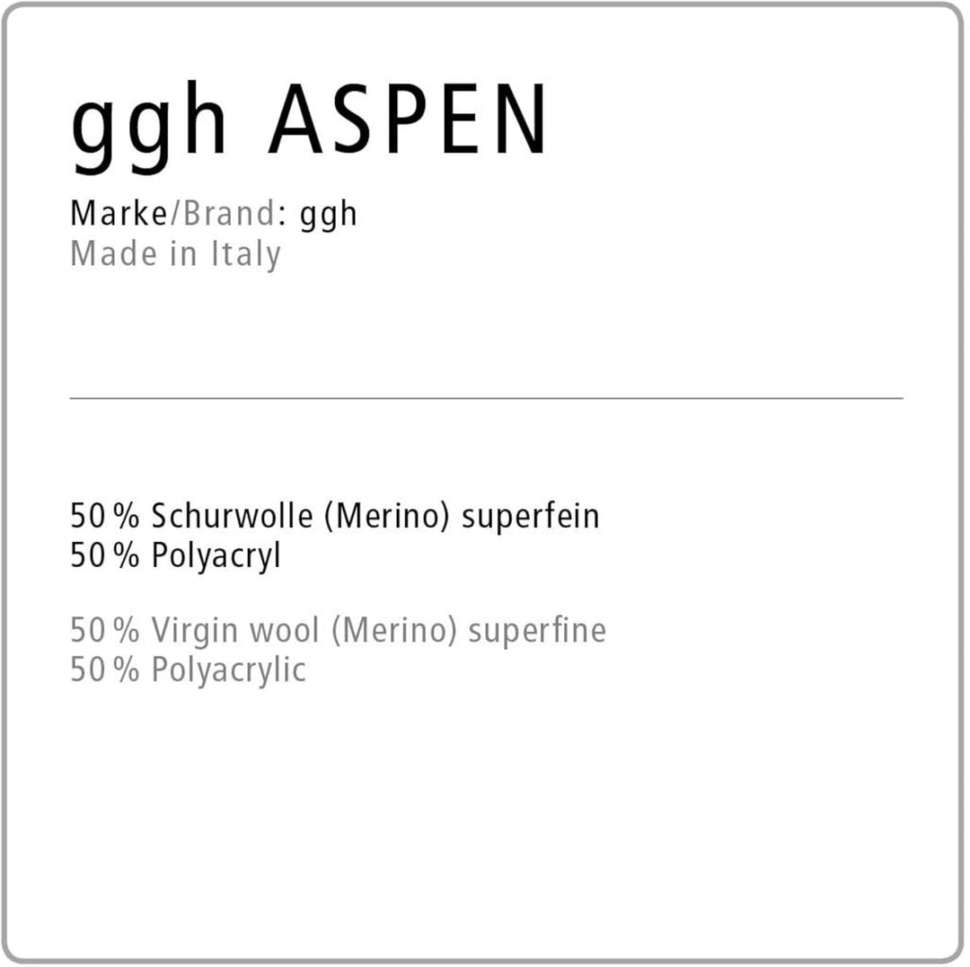 ggh Aspen Box - dicke Merinowolle Mischung - 6x50g Knäuel (insgesamt 300g) - zum Stricken oder Häkel