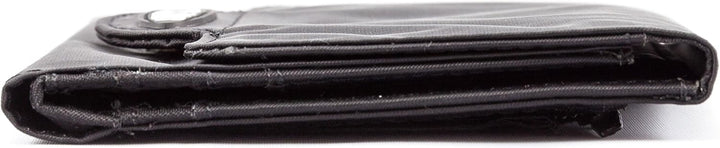 Big Skinny Trixie Damen Geldbörse, dreifach gefaltet, schmal, für bis zu 30 Karten Schwarz, Schwarz