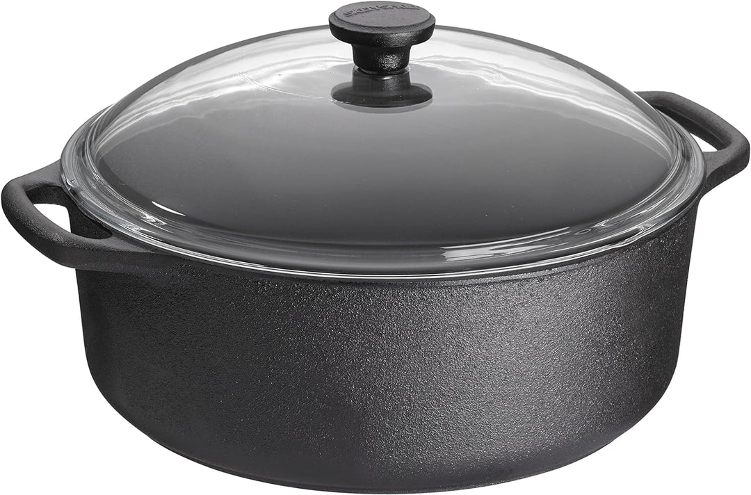 Skeppshult Bräter mit Glasdeckel - Bodendurchmesser / Inhalt 25 cm / 5,5 Liter