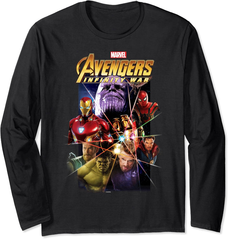 Marvel Avengers: Infinity War Original Cover Langarmshirt