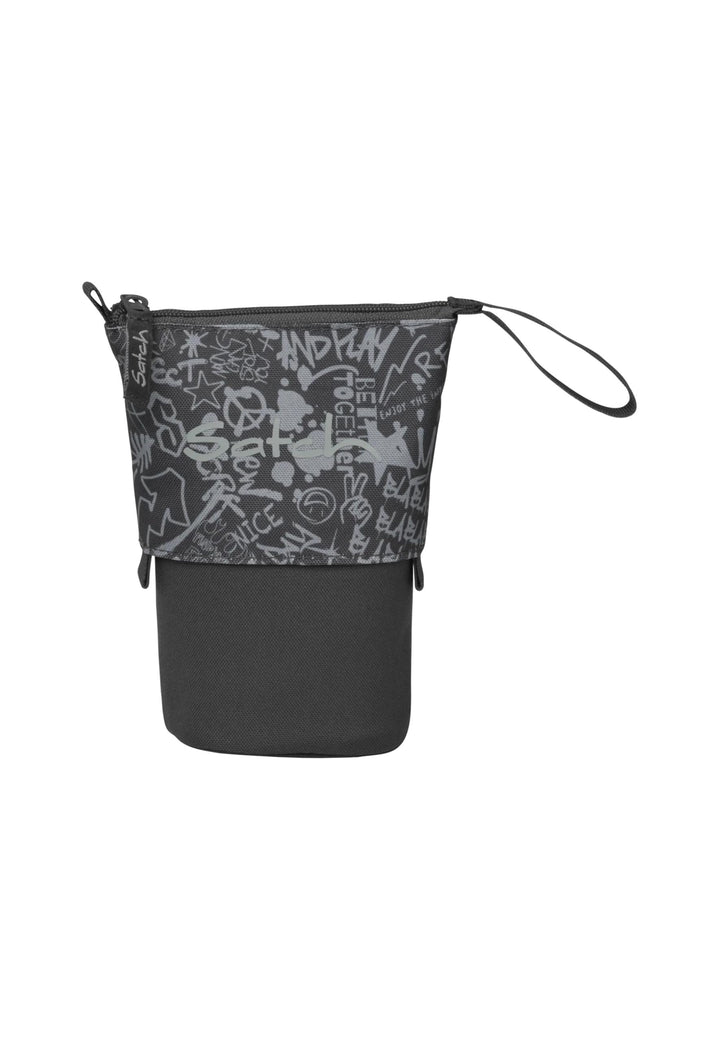 Satch Pencil Slider Federmäppchen Stiftehalter zum Stehen 3 Innenfächer Geheimfach Recycelte Materia
