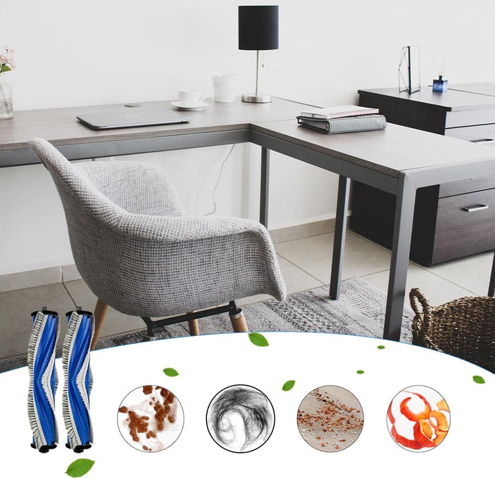 2 Stück T30 OMNI Hauptbürsten für ECOVACS DEEBOT T30 OMNI/T30 PRO OMNI/T30S/T30S Combo/N20 plus/N20