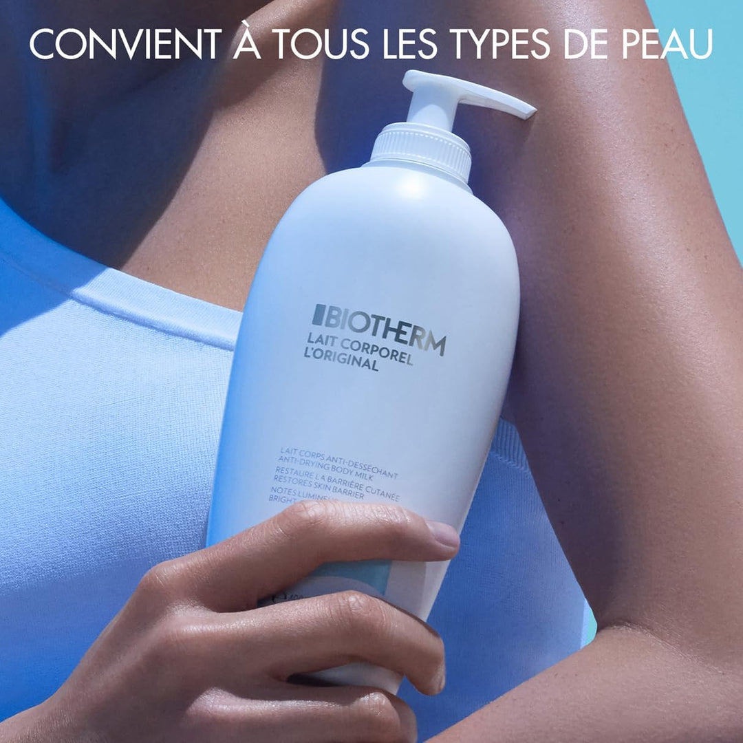 Biotherm Lait Corporel L'Original, feuchtigkeitsspendende Körperlotion mit Life Plankton für geschme