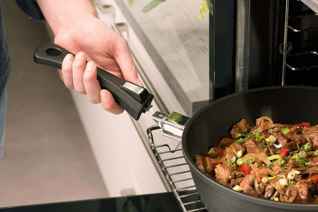 Berndes Vario Click Induction Schmorpfanne, Aluguss, Black, 24 cm Schmorpfanne Schwarz 24 cm, Schmor