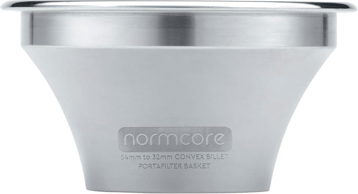 Normcore 54 mm konvexes Billet-Siebträgerkorb-Set, konvexer Espressokorb mit CNC-gefräster variabler