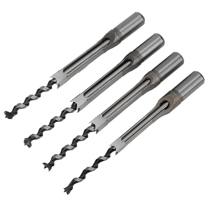 Holzbearbeitung Vierkantbohrer Set Lagerstahl Holzbearbeitung Mortiser Bohrer Holzbohrwerkzeuge Set1
