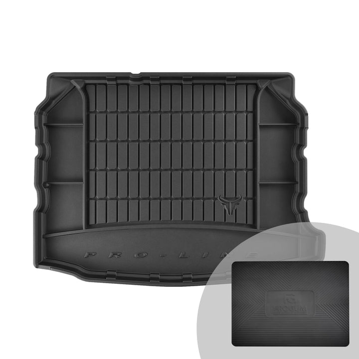 FROGUM ProLine 3D Gummimatte Exklusive Auto Kofferraummatte Kofferraumwanne für SEAT Leon III Cupra