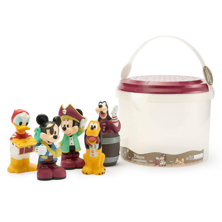 Disney Store Official Mickey & Pirate Friends Bath Toys Set Disney Fluch, Disney Fluch