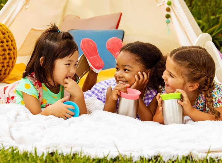 Munchkin Miracle 360°- Edelstahl-Trinkbecher für Babys und Kleinkinder, BPA-frei, auslaufsicher, spü