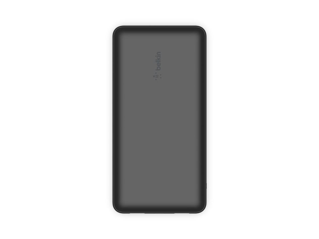 Belkin tragbares USB-C-Ladegerät, 20.000 mAh, 20K Powerbank mit USB-C-Ein-/Ausgang und 2 USB-A-Ansch