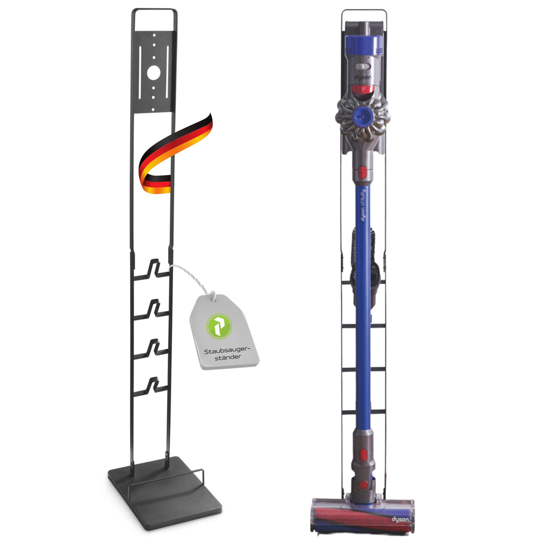 Perfect, Staubsauger-Ständer, Standfuss Organizer für Dyson V6 Pro, V7, V8, Cyclone Fluffy/Absolute,