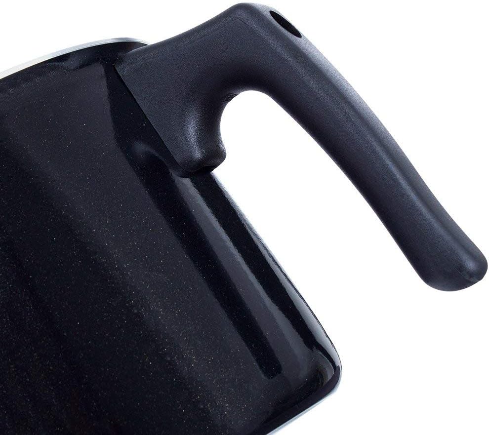 Ballarini Firenze Milchkocher, Cortan, Schwarz, Durchmesser 14 cm