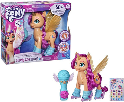 A New Generation Sunny Starscout Canta und Patina Spielzeug, 22,5 cm, mit Fernbedienung, 50 Reaktion