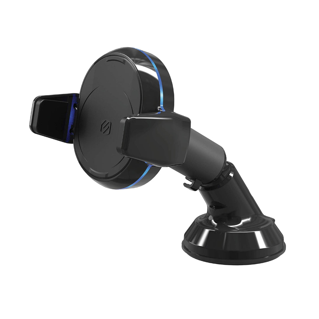 Scosche MagicGrip Sense and Grip Phone Mount - Wireless Charging, for Qi-Enabled Devices - Suction C