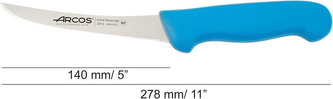 Arcos Ausbeinmesser mit Nitrum Edelstahlklinge 140 mm - Professionelles Messer zum Entbeinen von Fle