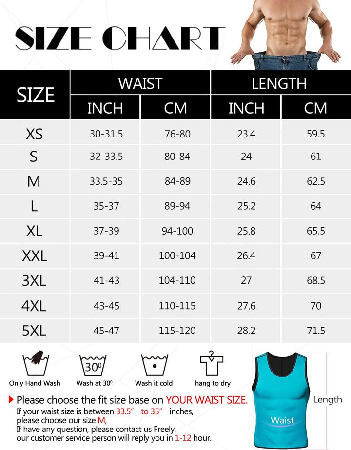 NOVECASA Herren Neopren Sweatweste Männer mit Reissverschluss Sauna Weste Kompressionsweste Tank Top