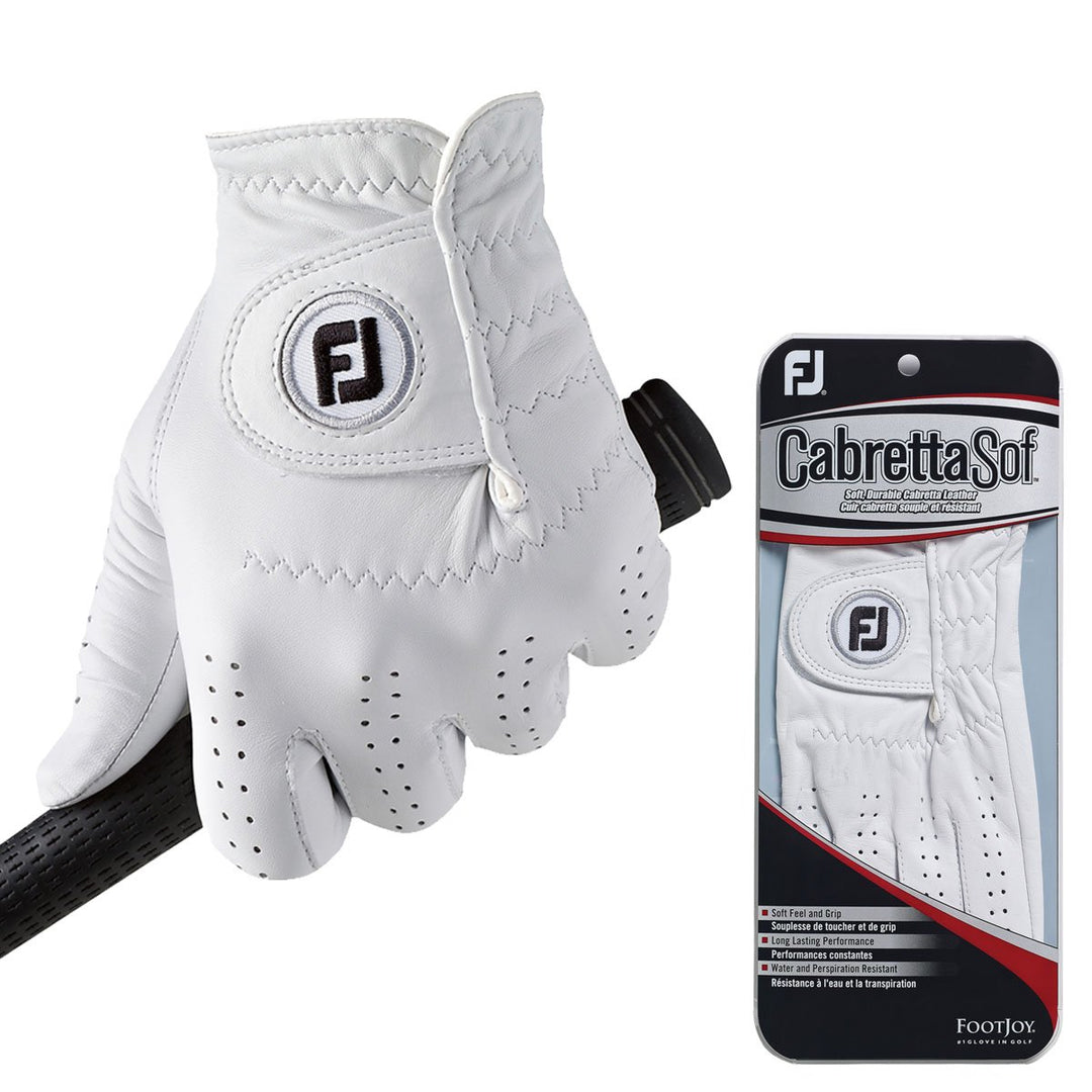 FootJoy Herren Golfhandschuh CabrettaSof, S Links
