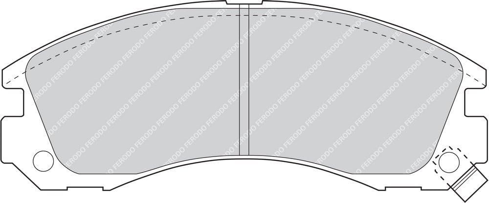 Ferodo FDB765 PREMIER Bremsbelagsatz, Scheibenbremse - (4-teilig) - (4 Stück)