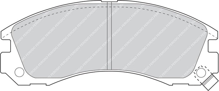 Ferodo FDB765 PREMIER Bremsbelagsatz, Scheibenbremse - (4-teilig) - (4 Stück)