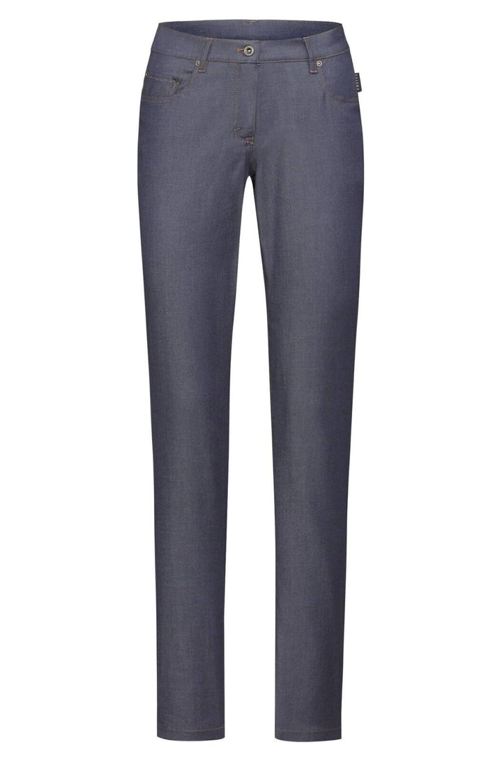 GREIFF Damen Jeans in Denim-Optik. 5-Pocket-Style und Kontraststepp Stehen für einen modernen Look A