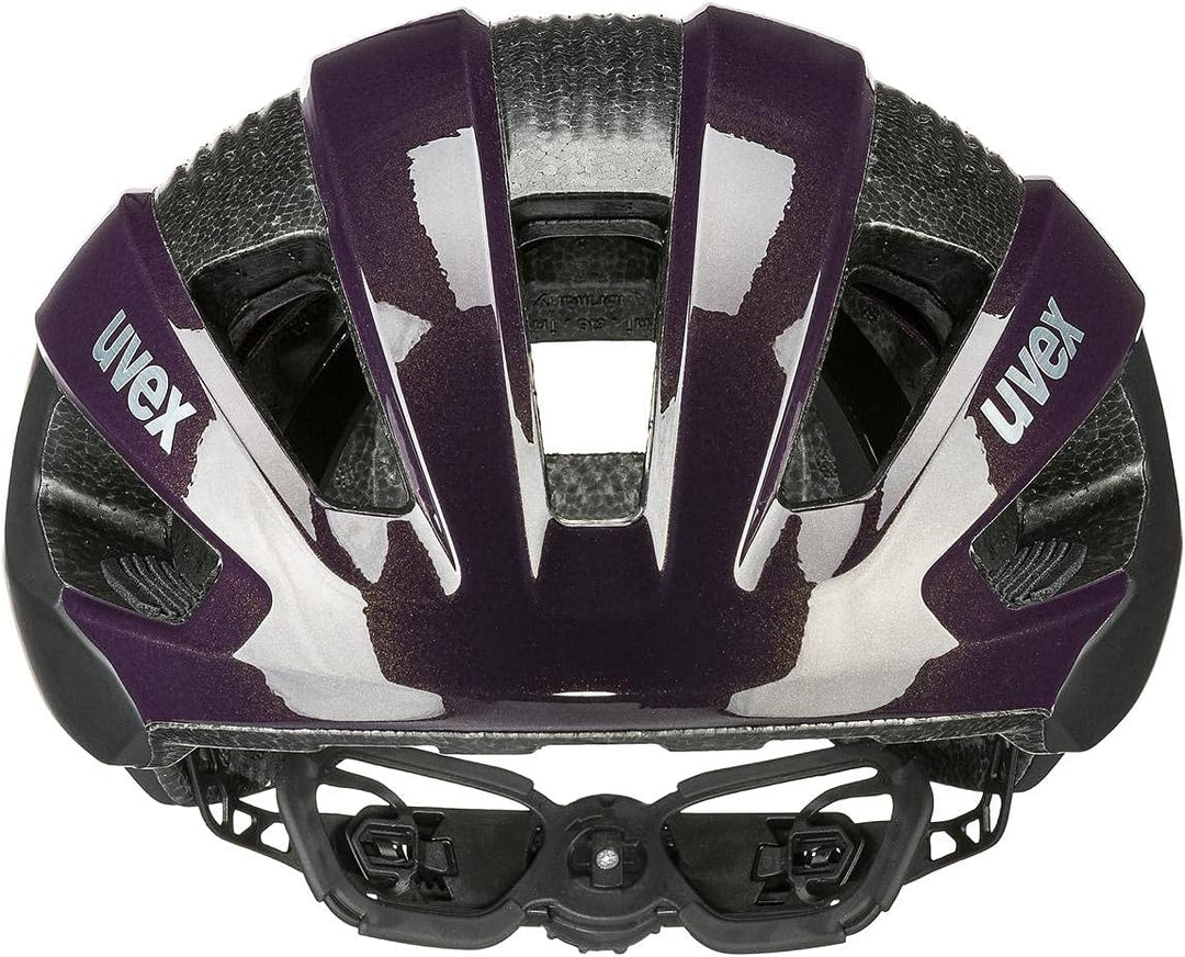 Uvex Rise CC Rennrad Fahrrad Helm matt schwarz/lila 2022 56-59 cm, 56-59 cm