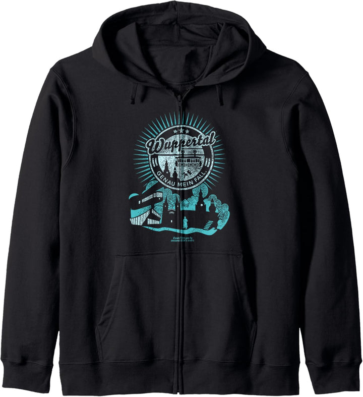 Wuppertal Design Wahrzeichen von Wuppertal Kapuzenjacke