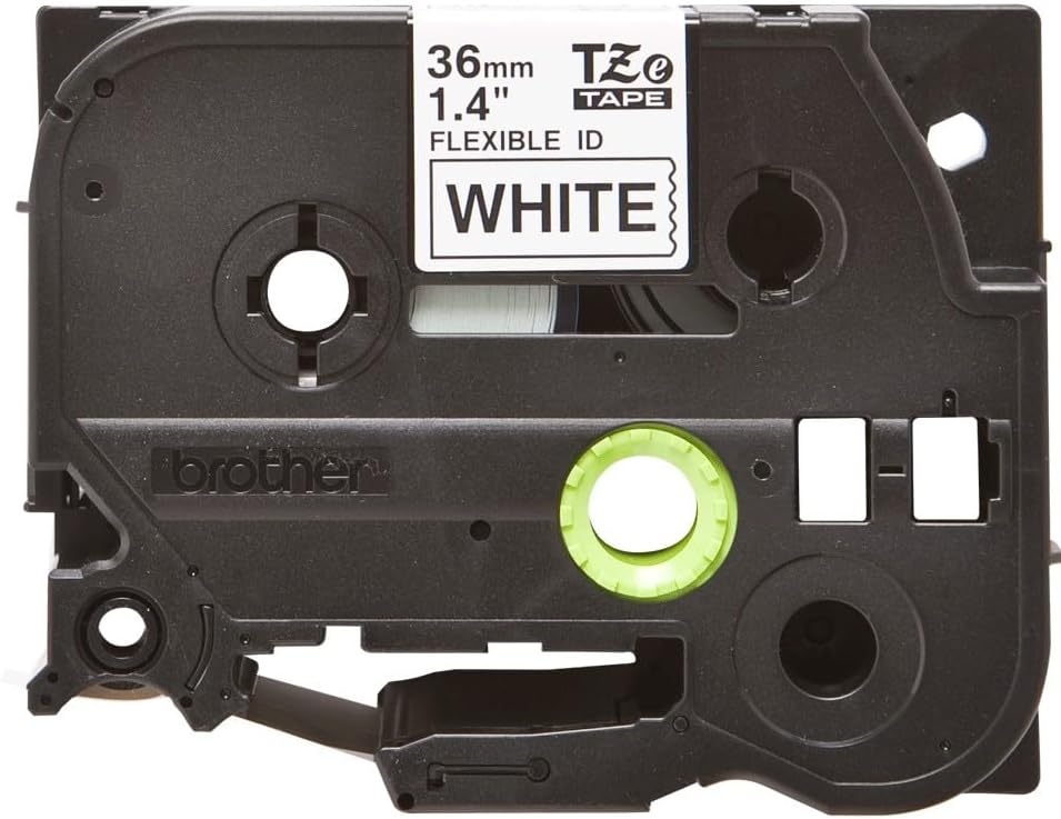 Brother Original P-touch Flexi-Schriftband TZE-FX261 36 mm, schwarz auf weiss (u.a. für Brother P-to