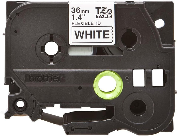 Brother Original P-touch Flexi-Schriftband TZE-FX261 36 mm, schwarz auf weiss (u.a. für Brother P-to