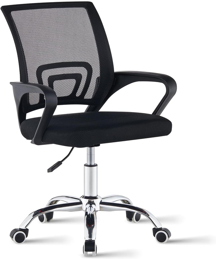 TUKAILAI Bürostuhl Ergonomisch, Schreibtischstuhl aus Netzstoff, Chefsessel mit Lendenwirbelstütze,