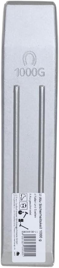 Bison Sicherheits-Fällkeil Aluminium 1050 g, 11-08-900009 Alu-Spaltkeil 1050g, Alu-Spaltkeil 1050g