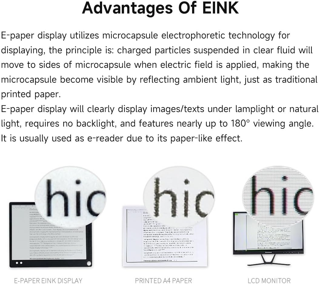 Waveshare 7.5 Inch E-Paper Raw Display Panel V2 800x480 Resolution 3.3V E-Ink Electronic Paper Scree