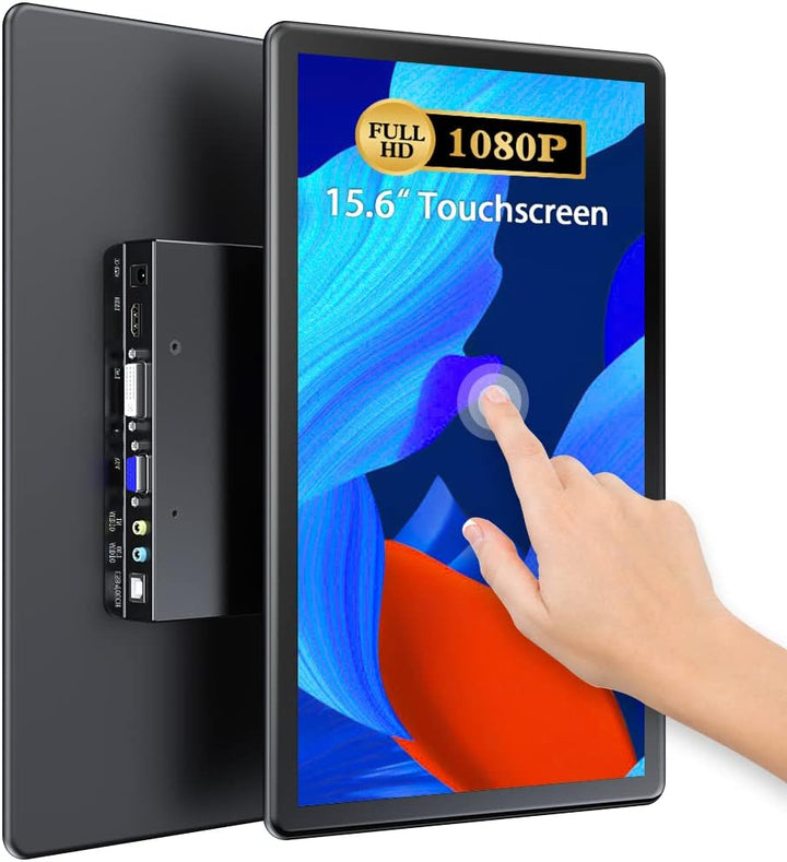 UPERFECT Portable Monitor Touchscreen, 15.6 Zoll Tragbarer Display 1920 x 1080 Full HD 2000:1 USB C