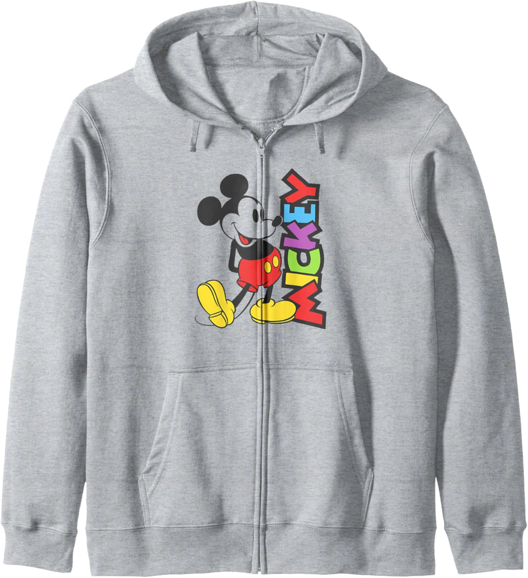 Disney Mickey Classic Mickey Colorful Name Text Kapuzenjacke