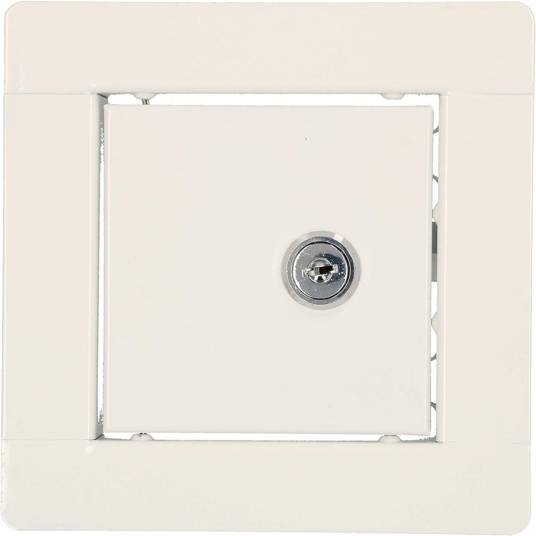 KOTARBAU® Revisionsklappe Revisionstür 10x10 cm Metall Revision Inspektionsklappe Fliesentür Abdecku