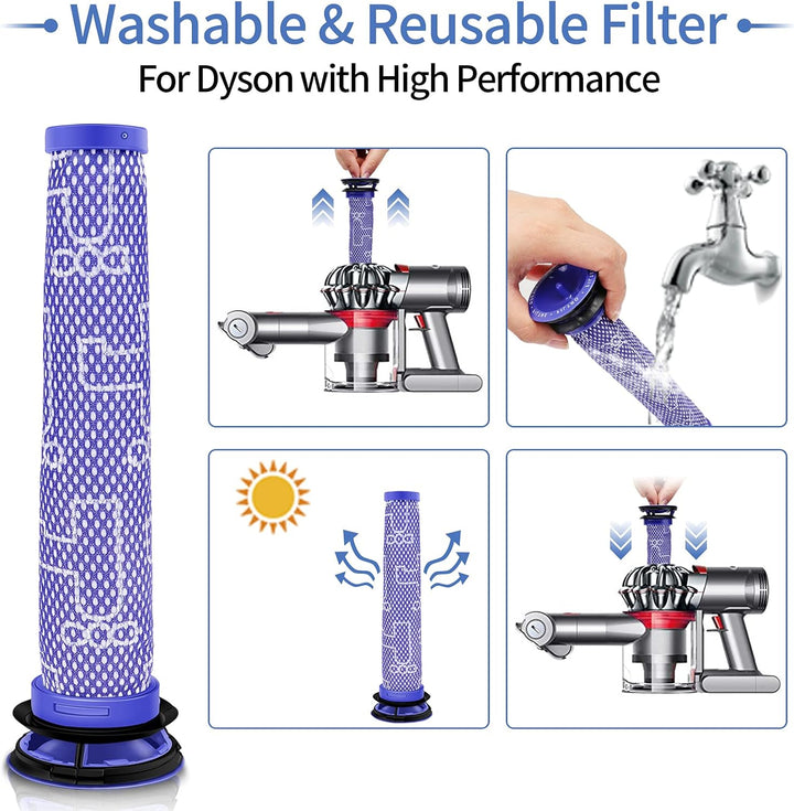 Keenstone Akku Ersatzakku für 【Dyson V6 4600 mAh】 Dyson V6 Li-Ionen Akku DC58 DC59 DC61 DC62 Animal