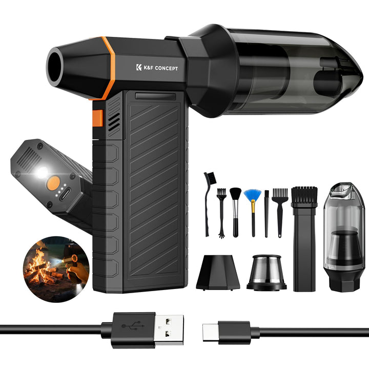 K&amp;F CONCEPT BS500M 2 in 1 Magnetischer Elektrische Staubgebläse &amp; Staubsauger 300000RPM Air Duster 2