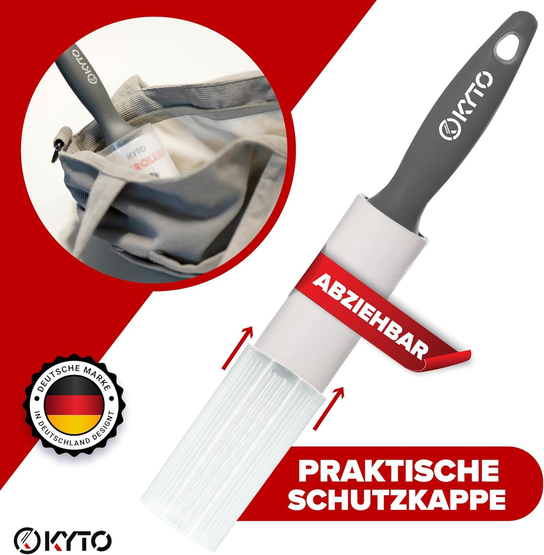 12 Stück Fusselrolle 840 Blatt Flusenbürste für Kleidung Möbel Sofa Tierhaare Katzenhaare Hundehaare