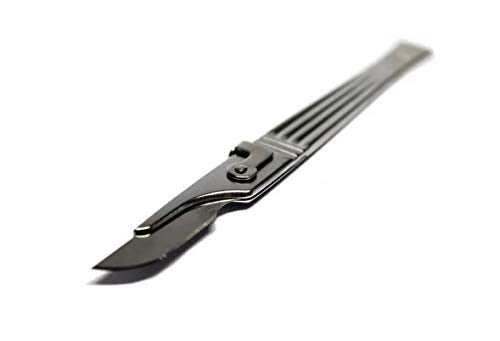 Bayha Bäcker Skalpell Baguette Messer, Teigmesser, Schneidemesser Wechselklingensystem Set Nr. 4 mit